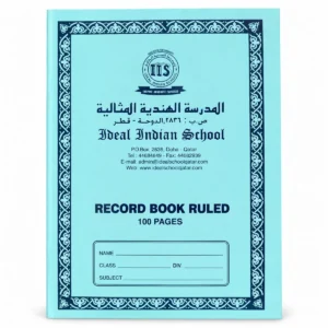Notebook – Record Book, Single Line, 100 Pages (Grade XI Science)
